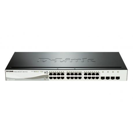 D-LINK Switch DGS-1210-24P, 24 Gbit Ports / 12 POE Ports