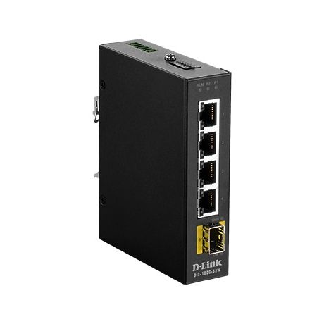 D-LINK 5 Port Unmanaged Industrial Switch with 4 GB PORTS