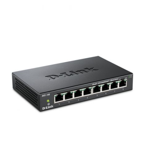 D-LINK SWITCH DES-108, 8-Port 10/100Mbps