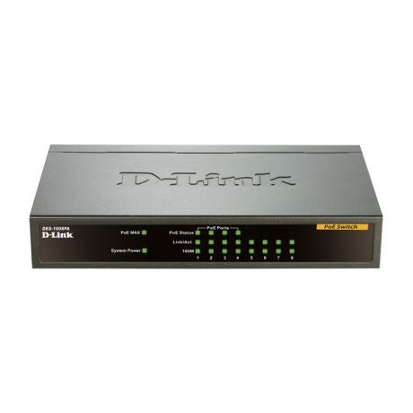 D-LINK DES-1008PA Switch 8 Ports 10/100Mbps with 4 PoE Ports