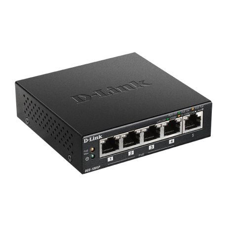 D-LINK DGS-1005P 5-port 10/100/1000Mbps 4 PoE Ports