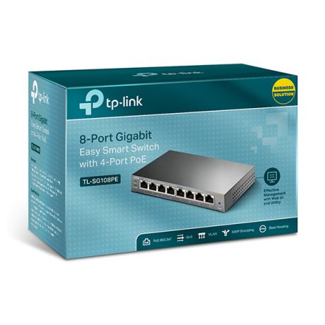 TP-LINK TL-SG108PE SWITCH POE 8-PORTS DESKTOP