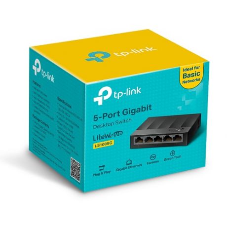 TP-LINK LS1005G 5-PORT GIGABIT DESKTOP SWITCH PL