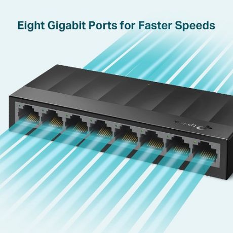 TP-LINK LS1008G 8-PORT GIGABIT DESKTOP SWITCH PL