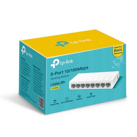 TP-LINK LS1008 8-PORT 10/100 DESKTOP SWITCH PL