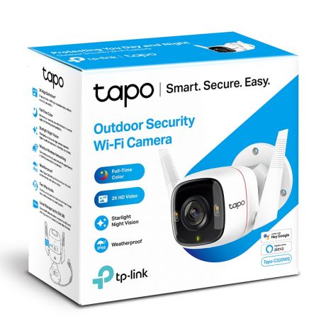 TP-LINK CAMERA TAPO C320WS 2K WIFI OUTDOOR