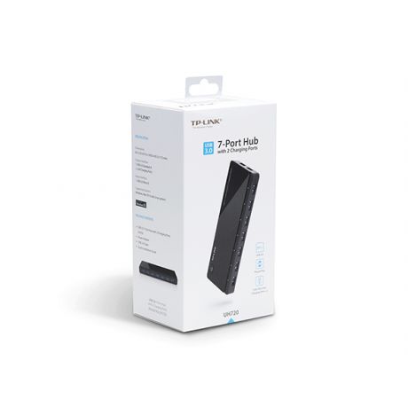 TP-LINK UH720 USB 3.0 7-PORT HUB, 2 CHARGING PORTS