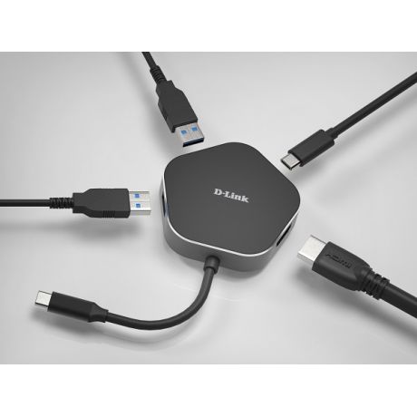 D-LINK DUB-M420 4-IN-1 USB-C HUB HDMI & PD