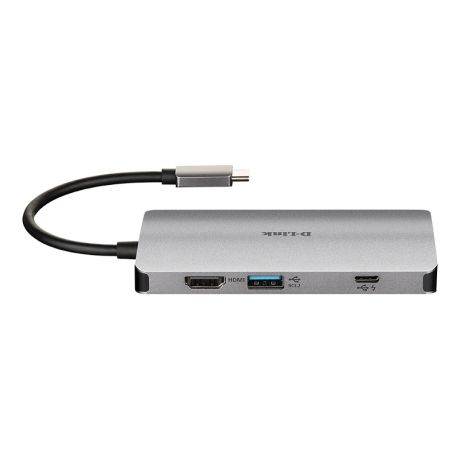 D-LINK DUB-M810 8-IN-1 USB-C HUB HDMI,RJ45,CARD,PD