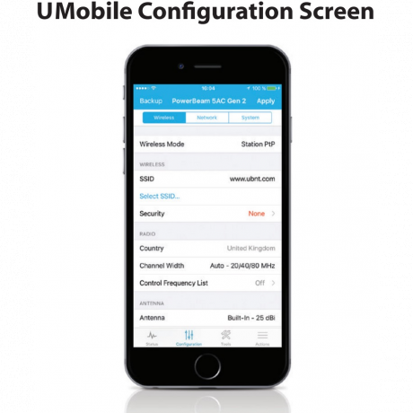 Ubiquiti PowerBeam 5AC Gen2 PBE-5AC-GEN2, 25dBi, 720MHz, 64MB, 25dBm, 1xGigabit, 450+Mbps, 25+ km