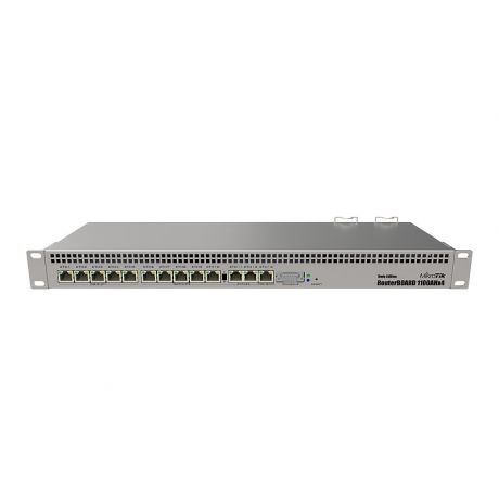 MikroTik RB1100AHx4 Dude edition, 4x1.4GHz, 1GB, 128MB+60GB SATA 3, 13xGigabit, microSD, Dual PSU, L6