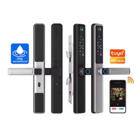 BMC Smart WiFi Κλειδαριά εξωτερικού χώρου IP66 με Κάμερα κωδικό, αποτύπωμα, RF κάρτα και App ιδανικό για Airbnb - BS95T