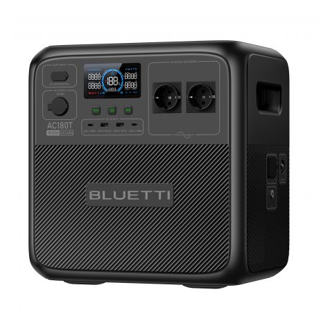 BLUETTI Power Station AC180T with Swappable Battery, 1800W AC Outlet 1433Wh