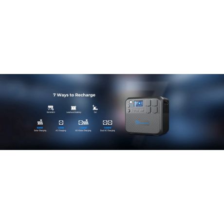 BLUETTI Power Station AC200MAX Expandable, 2200W AC Outlet 2048Wh