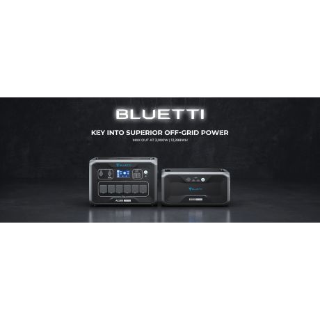 BLUETTI Power Station AC300 Expandable, 3000W AC Outlet, No Battery