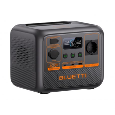 BLUETTI Premium AC50P Portable Power Station, 700W AC Outlet 504Wh