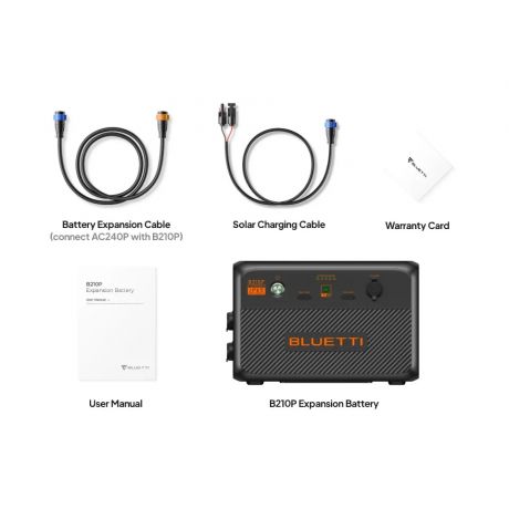 BLUETTI Premium B210P Expansion Battery LiFePO4 2.150Wh IP65