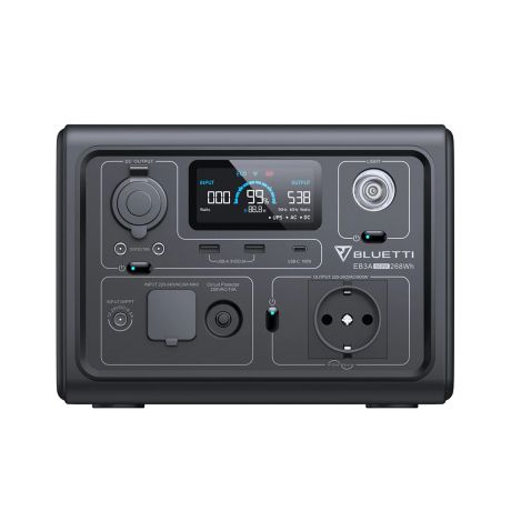 BLUETTI Power Station EB3A, 600W AC Outlet 268Wh