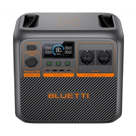 BLUETTI Premium Power Station PREMIUM 200 V2 2700W AC Outlet 2073Wh