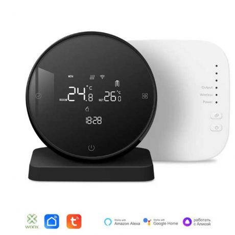 BMC WiFi Θερμοστάτης χώρου με αποσπώμενη βαση RF  και χειρισμό από smartphone - B7X1B