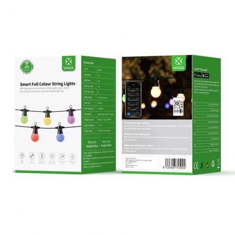 WOOX Smart LED WiFI RGB+CCT 10 Λάμπάκια 9μέτρα - R5195
