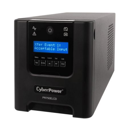 CYBERPOWER UPS Professional PR750ELCD Line Interactive LCD 750VA