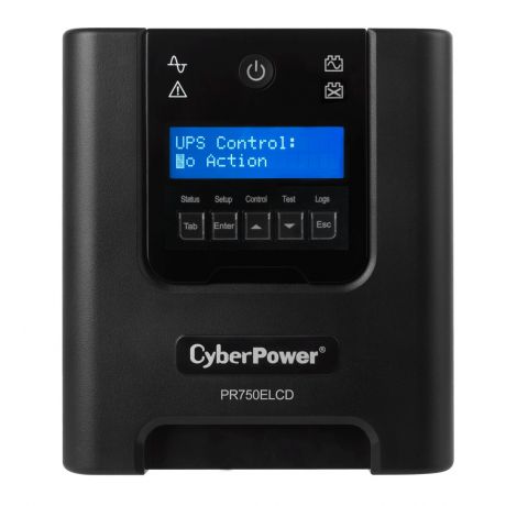 CYBERPOWER UPS Professional PR750ELCD Line Interactive LCD 750VA