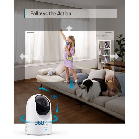 ANKER Wi-Fi Camera 2K Pan-Tilt Indoor