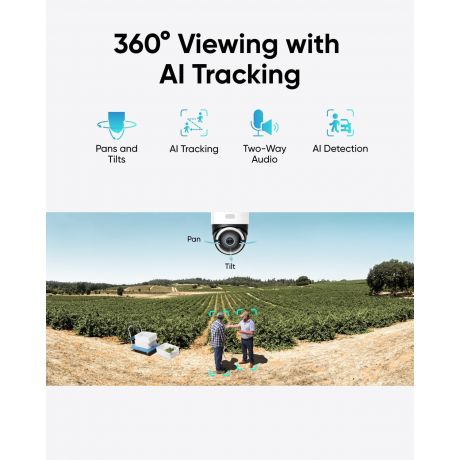 ANKER Eufy 4G LTE Cam S330 4K Pan and Tilt with Solar Panel Kit