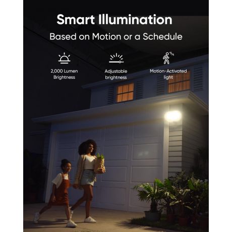 ANKER Eufy Floodlight Camera E340 Dual Lens Pan/Tilt
