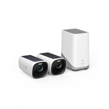 ANKER Wi-Fi Battery Camera Solar EufyCam 3 Kit 2+1 4K  With Homebase 3