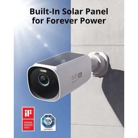 ANKER Wi-Fi Battery Camera Solar EufyCam 3 Kit 3+1 4K  With Homebase 3