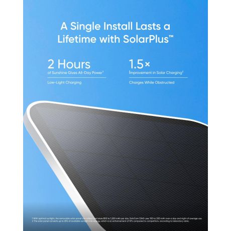 ANKER Eufy Solar Security Camera S340 Solo Outdoor