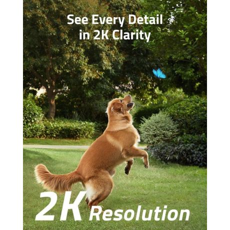 ANKER Wi-Fi Battery Camera Spotlight Cam Solar 2K Outdoor