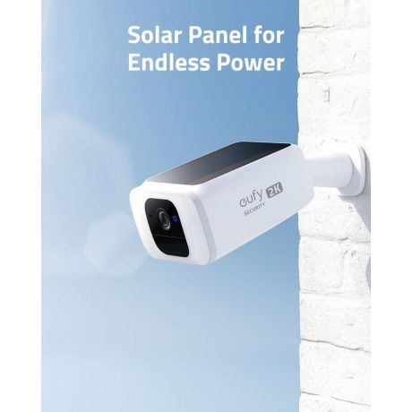 ANKER Wi-Fi Battery Camera Spotlight Cam Solar 2K Outdoor