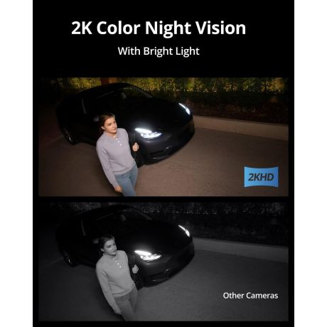ANKER Eufy Wall Light Cam S100 Wired 2K Outdoor