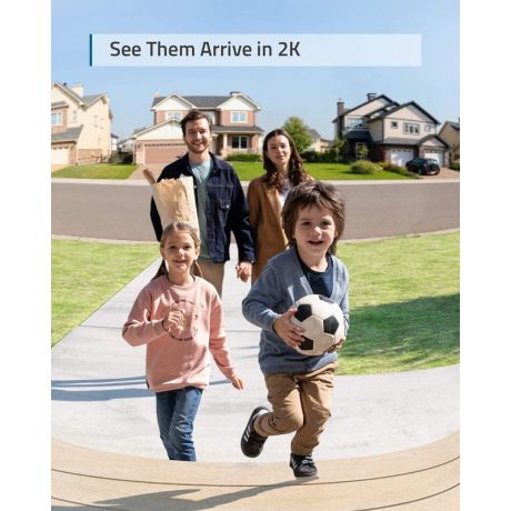 ANKER Eufy Wireless Battery Doorbell 2K Kit with Homebase