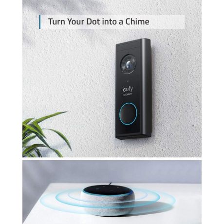 ANKER Eufy Wireless Battery Doorbell 2K Kit with Homebase