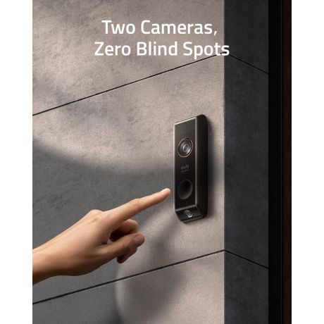 ANKER Eufy Wireless Battery Doorbell Dual Lens 2K Add On