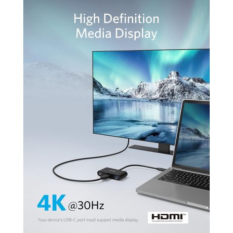 ANKER HUB Type-C 3 In 1