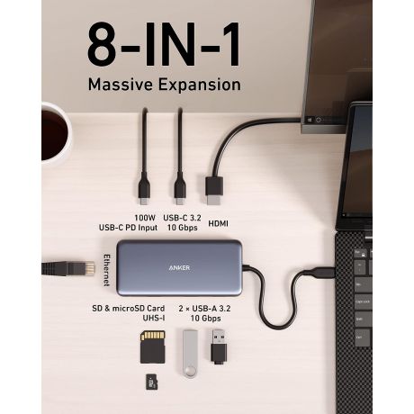 ANKER HUB 555 USB Type-C 8 In 1