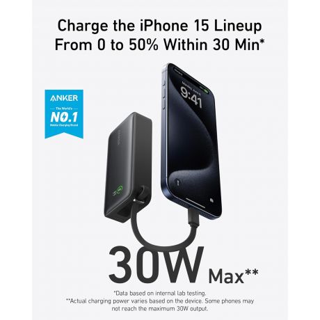 ANKER Nano 545 PowerBank 10,000mAh PD 30W Max Output