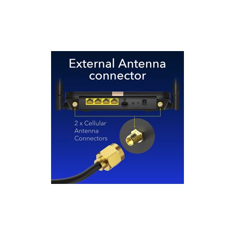 CUDY 4G Router LT500D AC1200  with Detachable Antennas