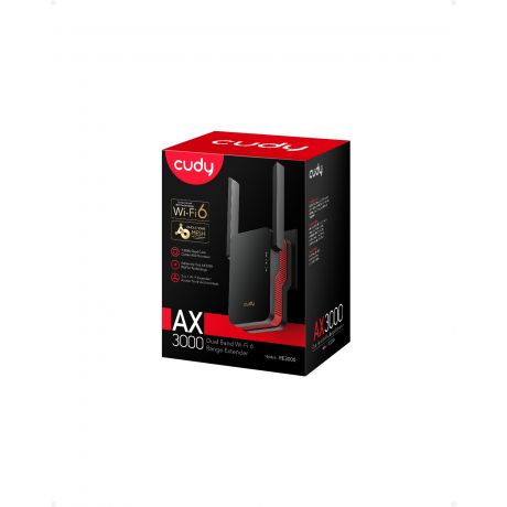 CUDY Range Extender RE3000 Wi-Fi 6 AX3000 Mesh