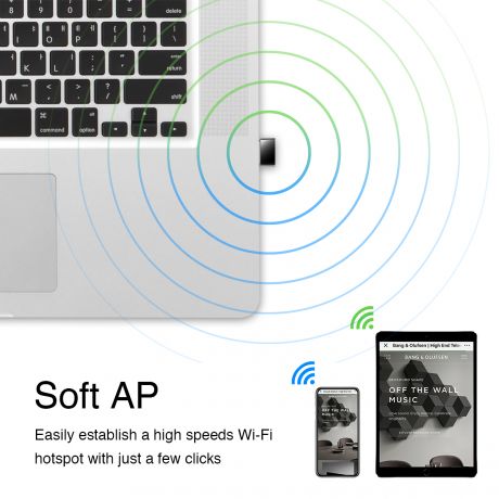 CUDY Wi-Fi USB Adapter WU650  AC650