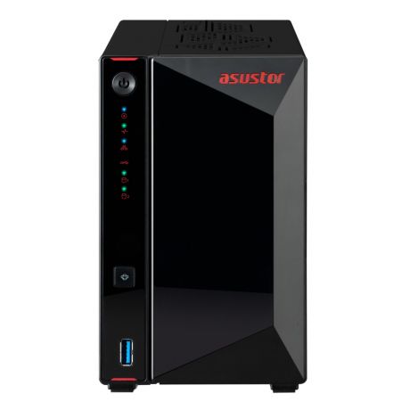 ASUSTOR NAS NIMBUSTOR 2 Gen2 AS5402T  2-BAY 3,5&apos;&apos;/4x M.2 NVMe slots/ Intel Celeron Quad-Core/4GB DDR4/2x2.5GbE Port