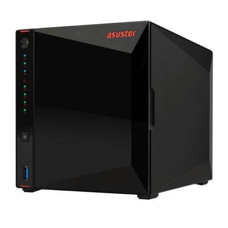 ASUSTOR NAS NIMBUSTOR 4 Gen2 AS5402T 4-BAY 3,5&apos;&apos;/4x M.2 NVMe slots/Intel Celeron Quad-Core/4GB DDR4/2x2.5GbE Port