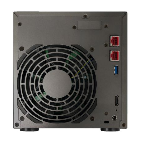 ASUSTOR NAS LOCKERSTOR 4 Gen2 AS6704T 4-BAY 3,5&apos;&apos;/4x M.2 NVMe slots/Intel Celeron Quad-Core/4GB DDR4/2x2.5GbE Port