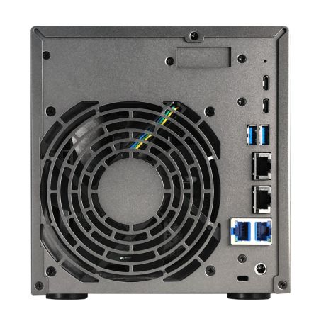 ASUSTOR NAS LOCKERSTOR 4 Gen3 AS6804T 4-BAY 3,5&apos;&apos;/4x M.2 NVMe slots/AMD Ryzen Quad-Core/16GB DDR5/2x 10 GbE, 2x5GbE Port