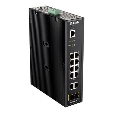 D-LINK DIS-200G-12S INDUSTRIAL SWITCH 10 X 100/1000, 2xSFP